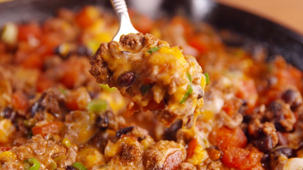 cheesy-taco-skillet