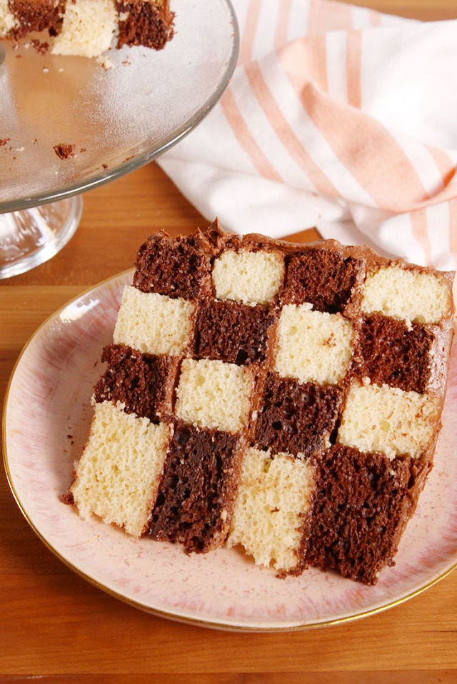 checkerboard cake