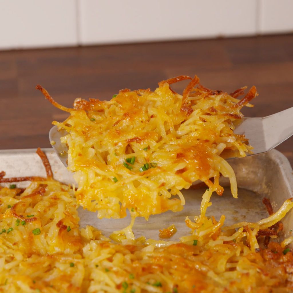 Sheet Pan Hash Browns Are The Easiest Way To Feed A Crowd