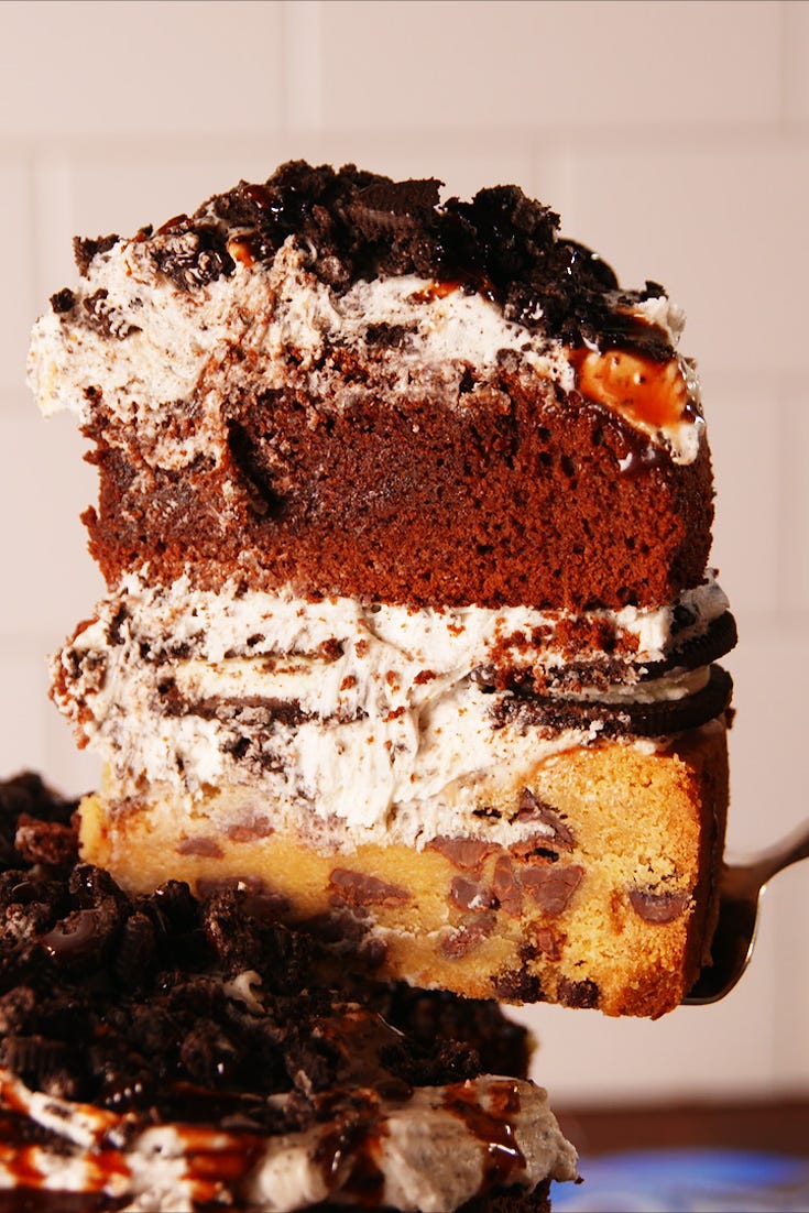 slutty brownie cake