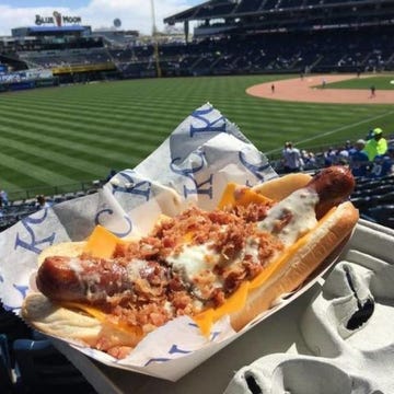 Sport venue, Cuisine, Food, Dish, Stadium, Junk food, Fast food, Barbecue, Ingredient, Meat, 