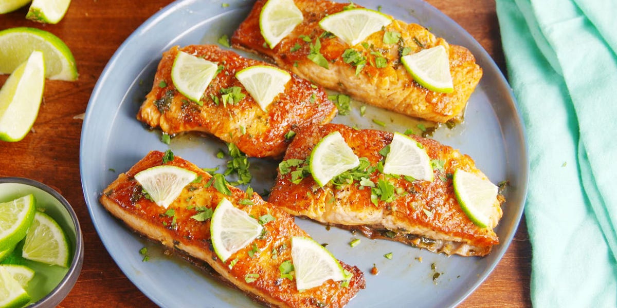 Cilantro Lime Salmon With A Sauce Too Good To Be True