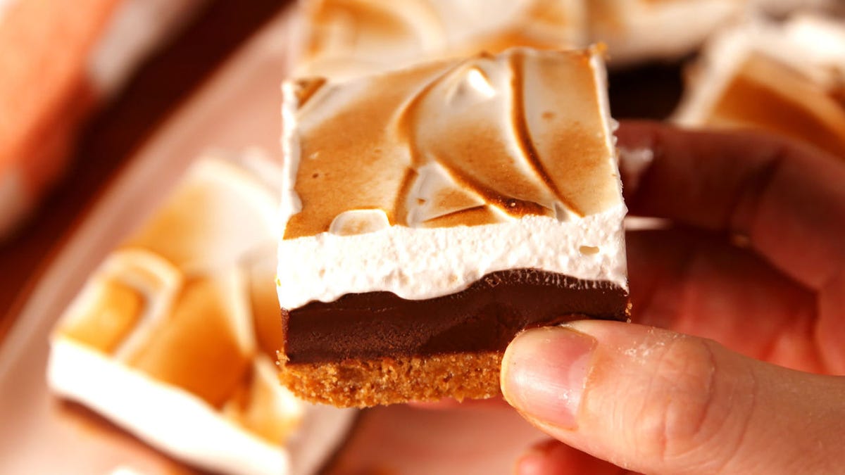 Video player poster image preview for We're Head Over Heels For S'mores Fudge