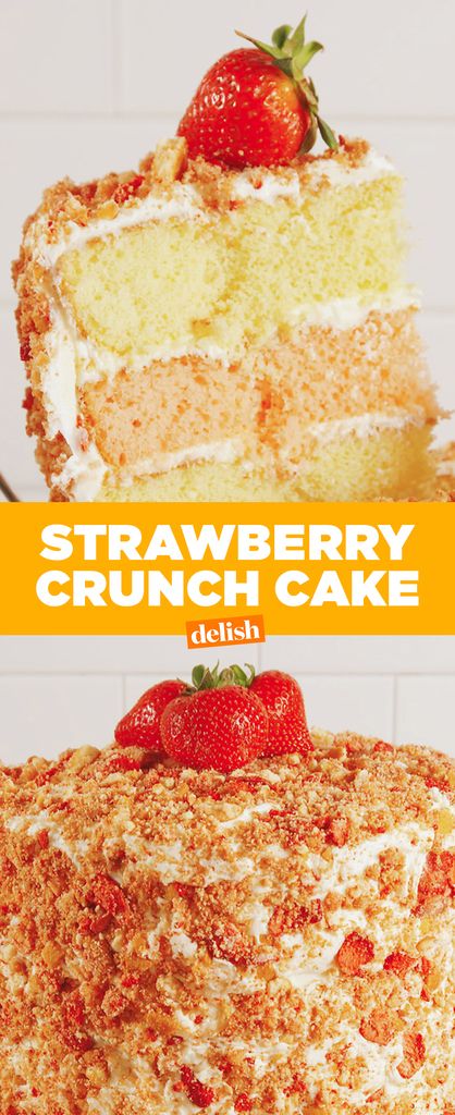good humor strawberry crunch cake