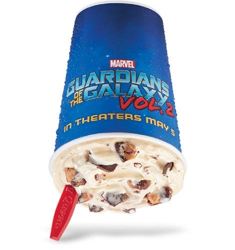 Dairy Queen Guardians of the Galaxy Brookie Blizzard
