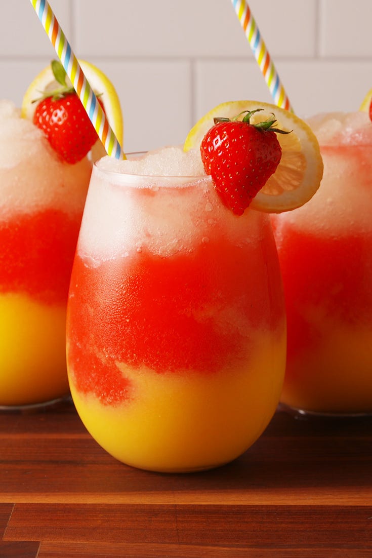 spiked ombre lemonade