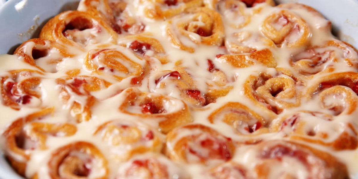 Strawberry Sweet Rolls