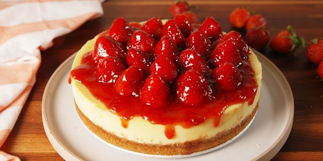 19 Easy Strawberry Cheesecake Recipes - How to Make Strawberry ...