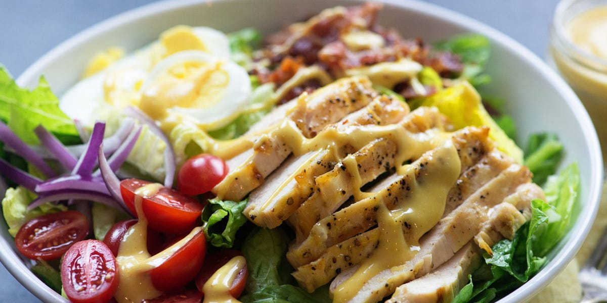Grilled Honey Mustard Chicken Salad
