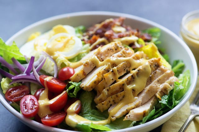 Grilled Honey Mustard Chicken Salad Horizontal Grilled Honey Mustard Chicken Salad Horizontal