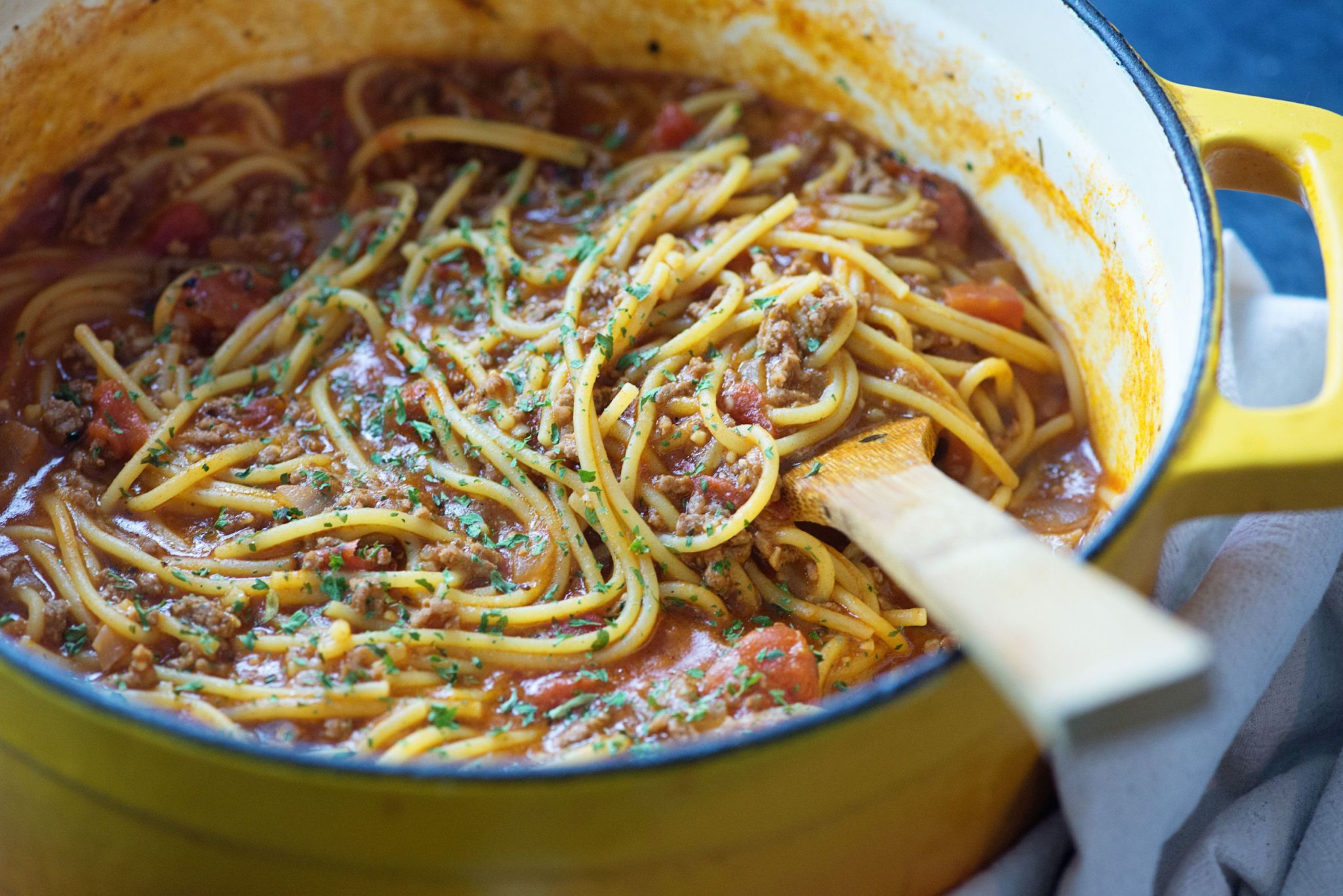 One Pot Spaghetti Horizontal