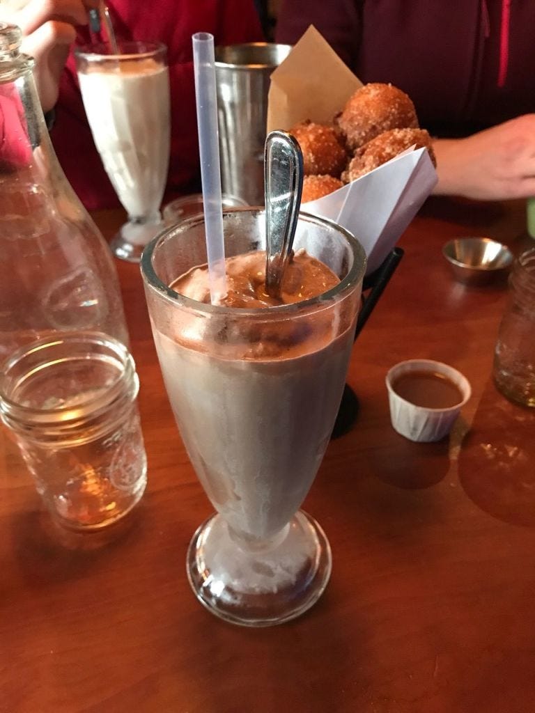 Food, Drink, Milkshake, Cuisine, Dish, Ingredient, Dessert, Non-alcoholic beverage, Chocolate ice cream, Mousse, 