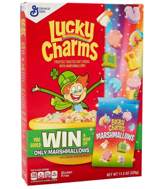 Lucky Charms Contest Box