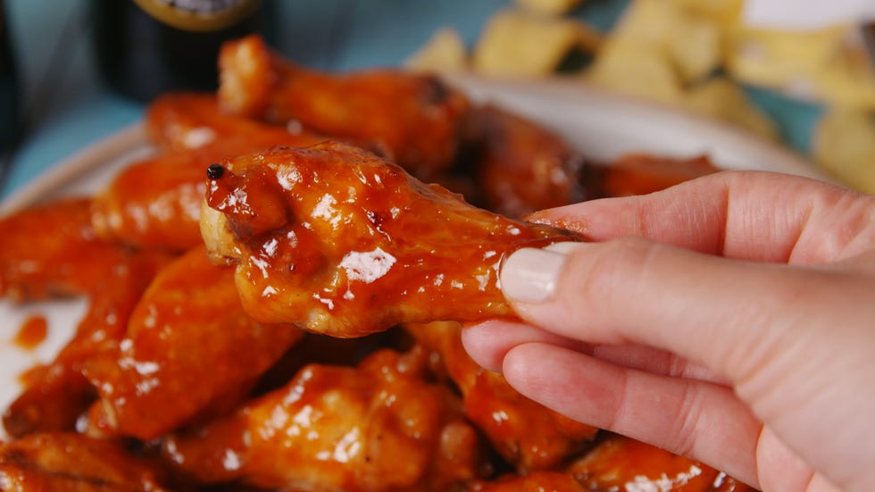 Root Beer BBQ Wings Horizontal Hold Up