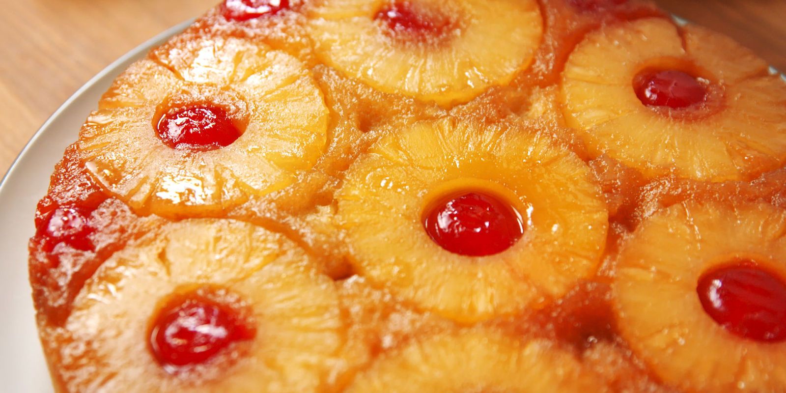 Rhubarb Upside Down Cake - Seasons and Suppers