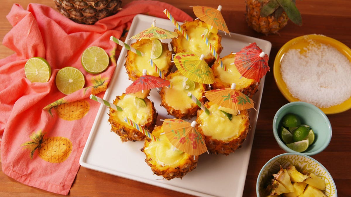 preview for Mini Pineapple Margaritas Are Officially The Cutest Summer Drink