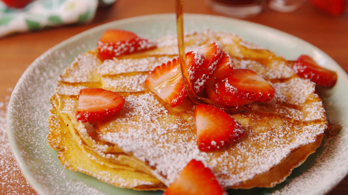 preview for These Cream Cheese Pancakes Couldn't Be Easier