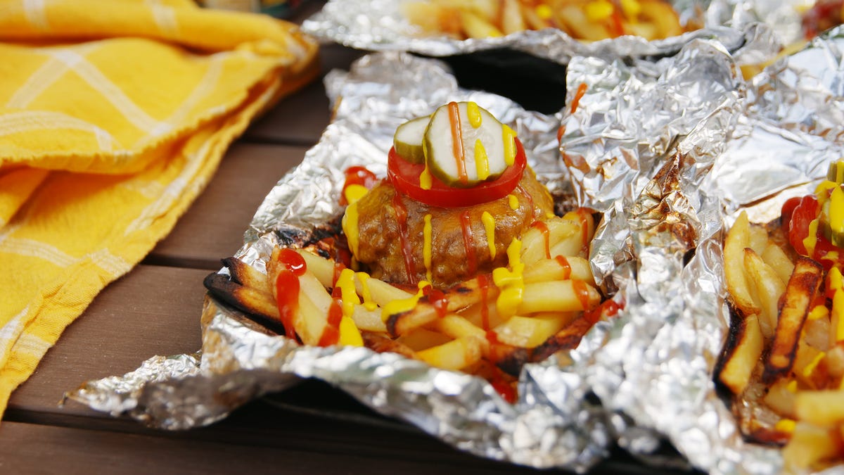 Video player poster image preview for Burger 'n Fries Foil Packs