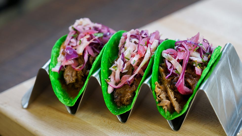Dish, Food, Cuisine, Taco, Ingredient, Finger food, Cochinita pibil, Recipe, Produce, Panucho, 