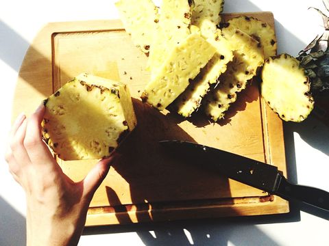 Pineapple cutting board