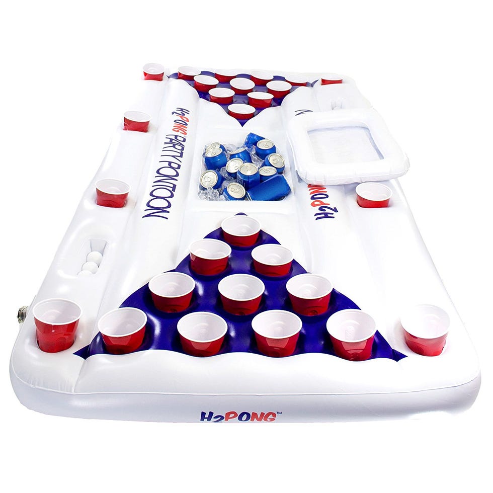 beer pong float