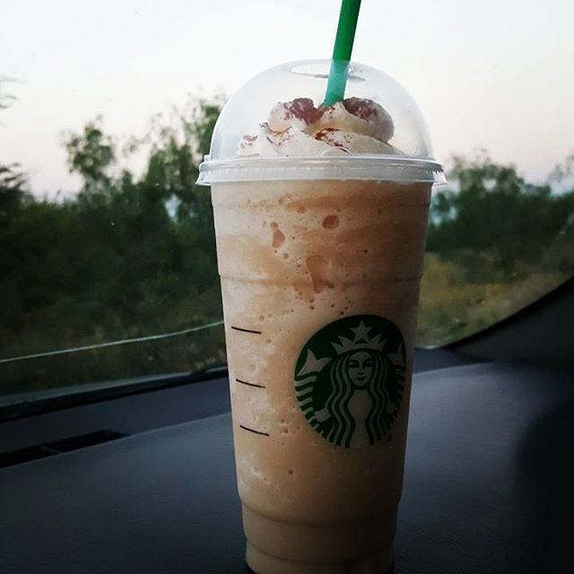 starbucks calorie drinks