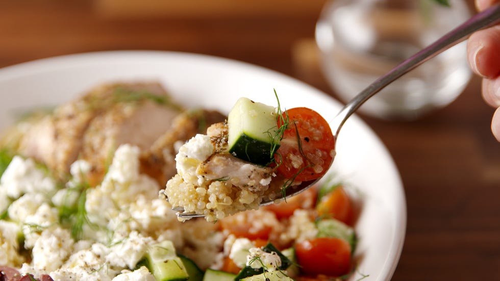 Greek Power Bowls Video-How To Make Greek Power Bowls—Delish.com