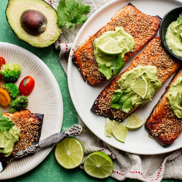 Best Creamy Avocado Lime Salmon Recipe-How To Make Creamy Avocado Lime ...