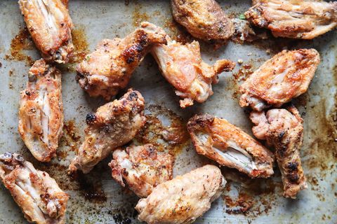 Baked Chicken Wings Horizontal