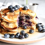 blueberry buttermilk pancakes horizontal
