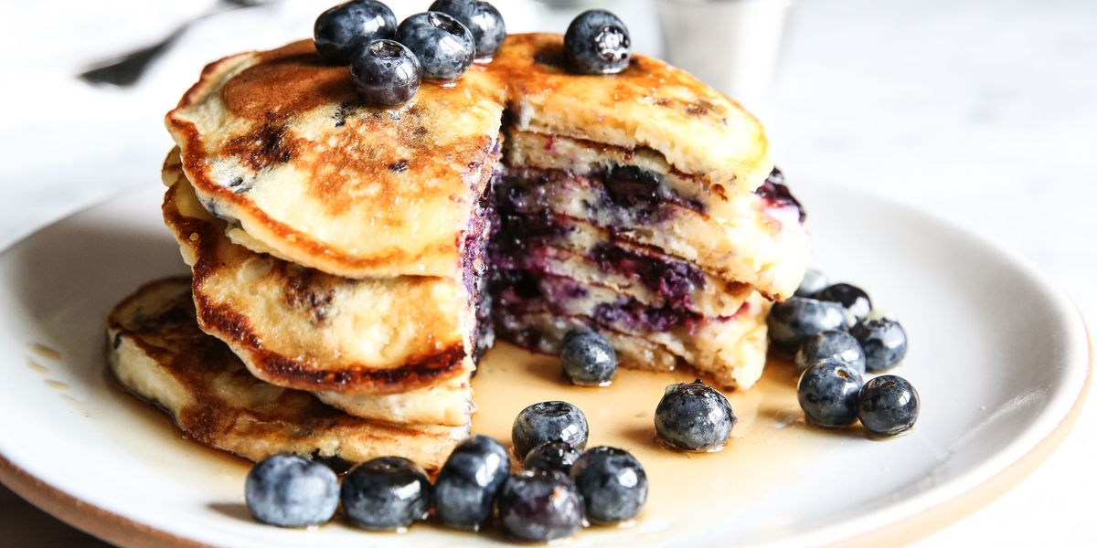 Easy Homemade Blueberry Pancakes Recipe - How To Make 