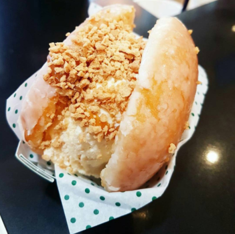 Salted Caramel Donut Slider