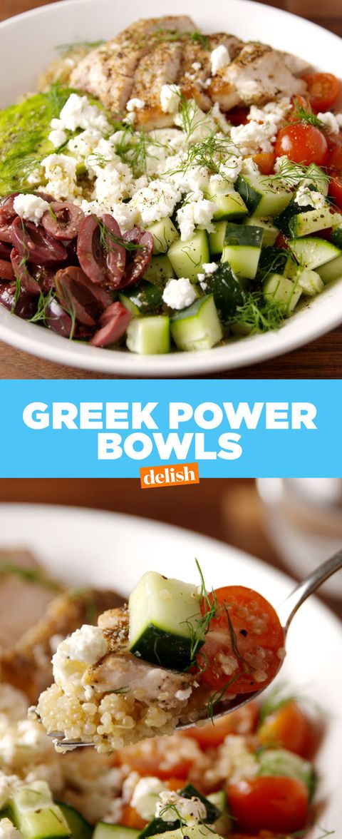 Greek Power Bowls Video How To Make Greek Power Bowls Delish Com