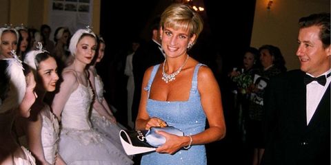 Princess Diana visits The English National Ballet, 1997