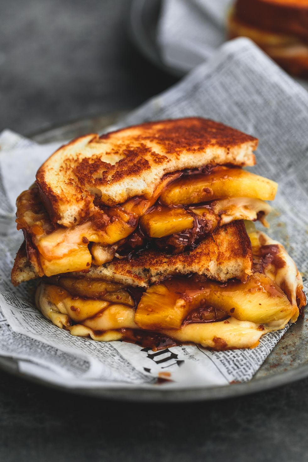 hawaiian grilled cheese vertical