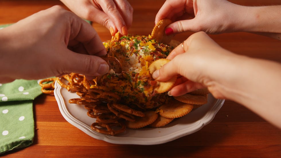 Dill Pickle Cheese Ball Horizontal