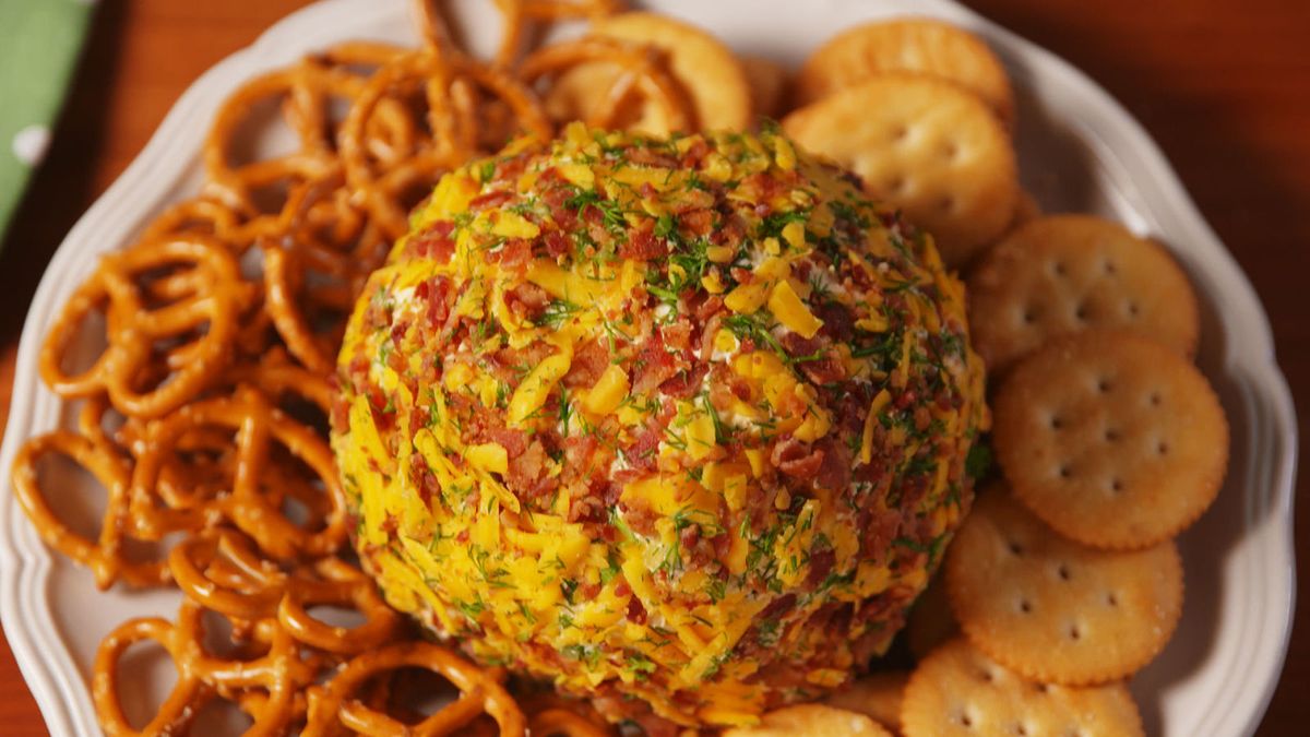 preview for This Dill Pickle Cheese Ball Is The Life Of The Party