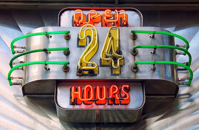 24-hour diner