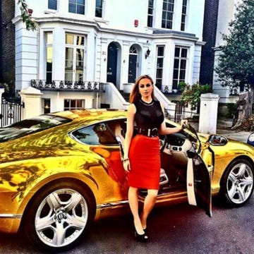 Vehicle, Car, Yellow, Classic, Photography, Felidae, Collage, Family car, Travel, Photomontage, 