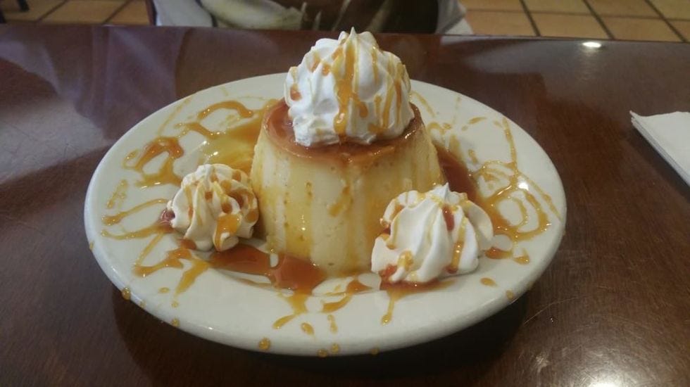Dish, Food, Cuisine, Dessert, Ingredient, Caramel, Cream, Whipped cream, Frozen dessert, Affogato, 
