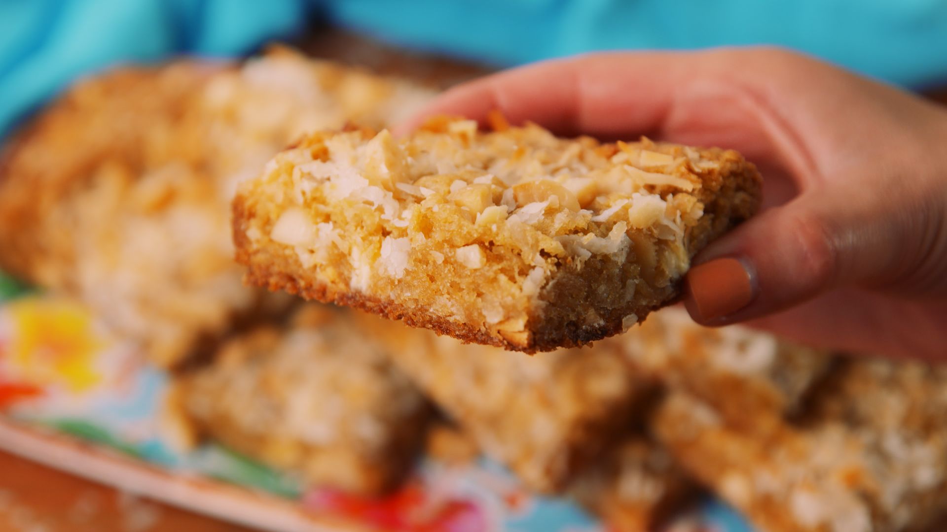 Macadamia Nut Blondies-image