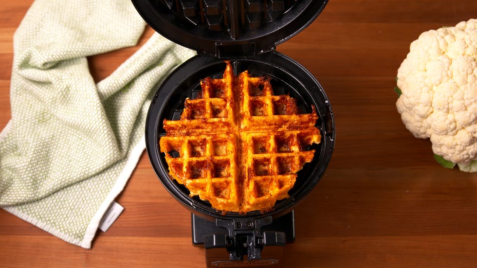 Cauliflower Waffles Horizontal