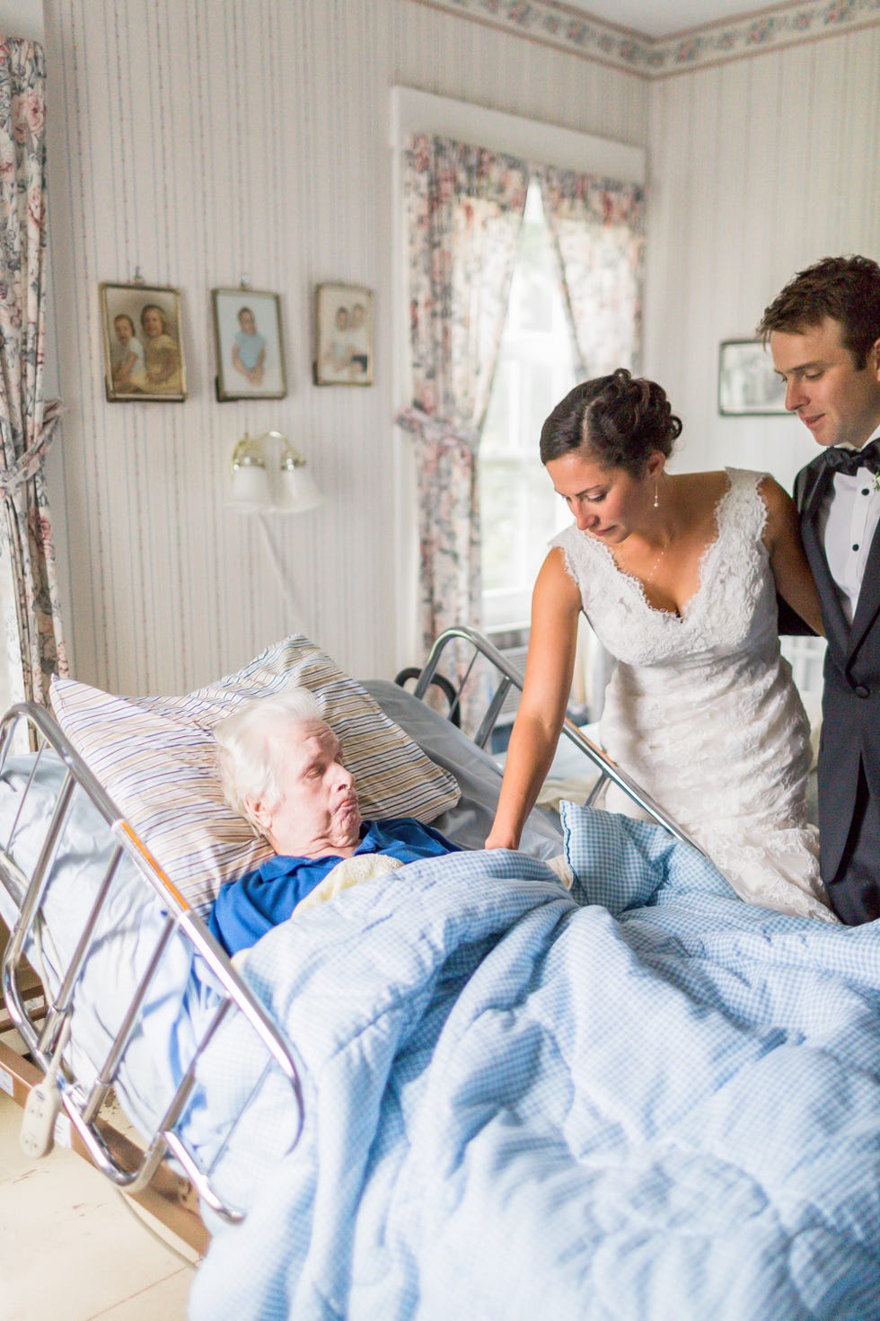 Photograph, Dress, Furniture, Room, Gown, Photography, Wedding dress, Bed, Textile, Bedroom, 