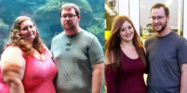 couple loses weight