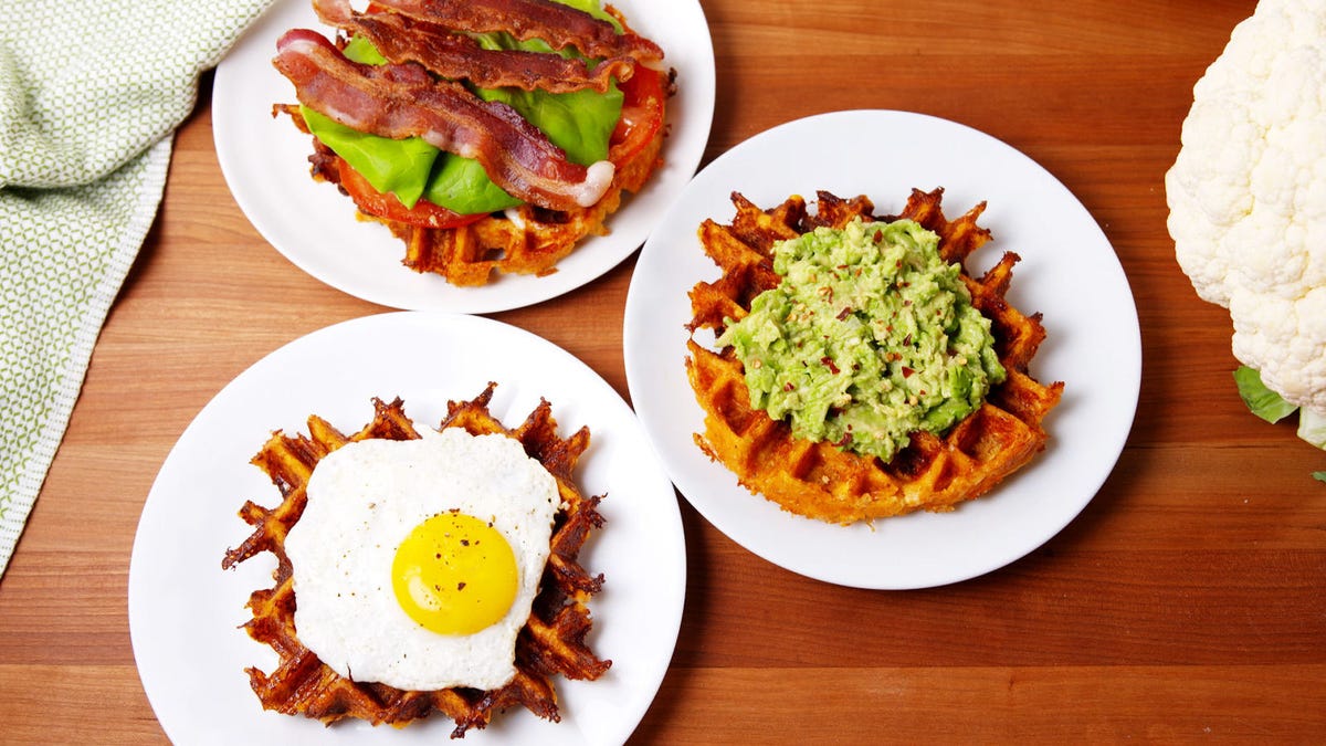 Video player poster image preview for These Cauliflower Waffles Are SUPER Versatile