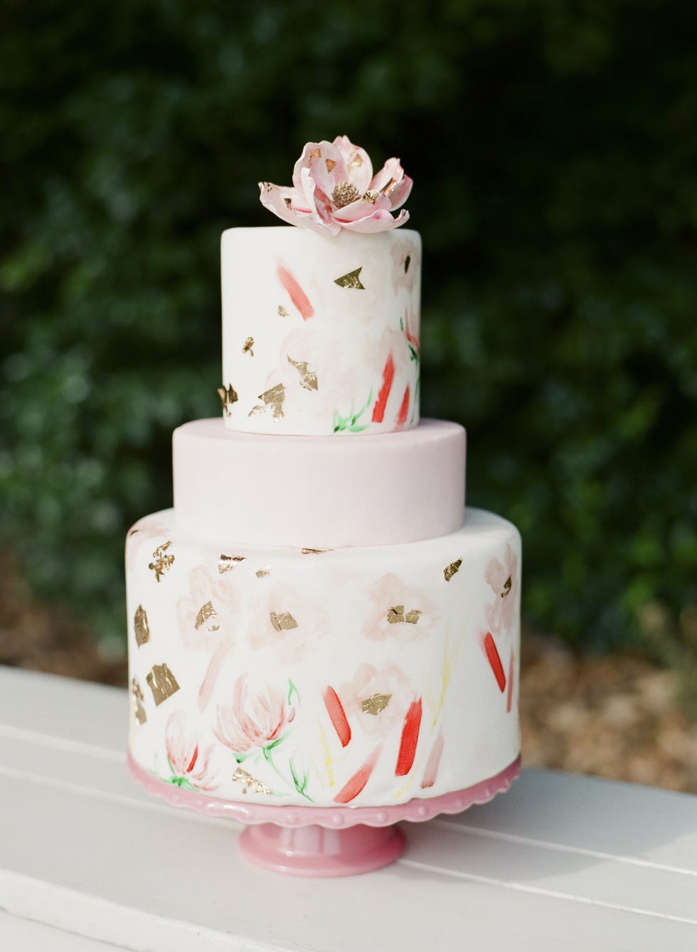 Sugar paste, Cake decorating, Wedding cake, Cake, Fondant, Pasteles, Buttercream, Pink, Sugar cake, Icing, 