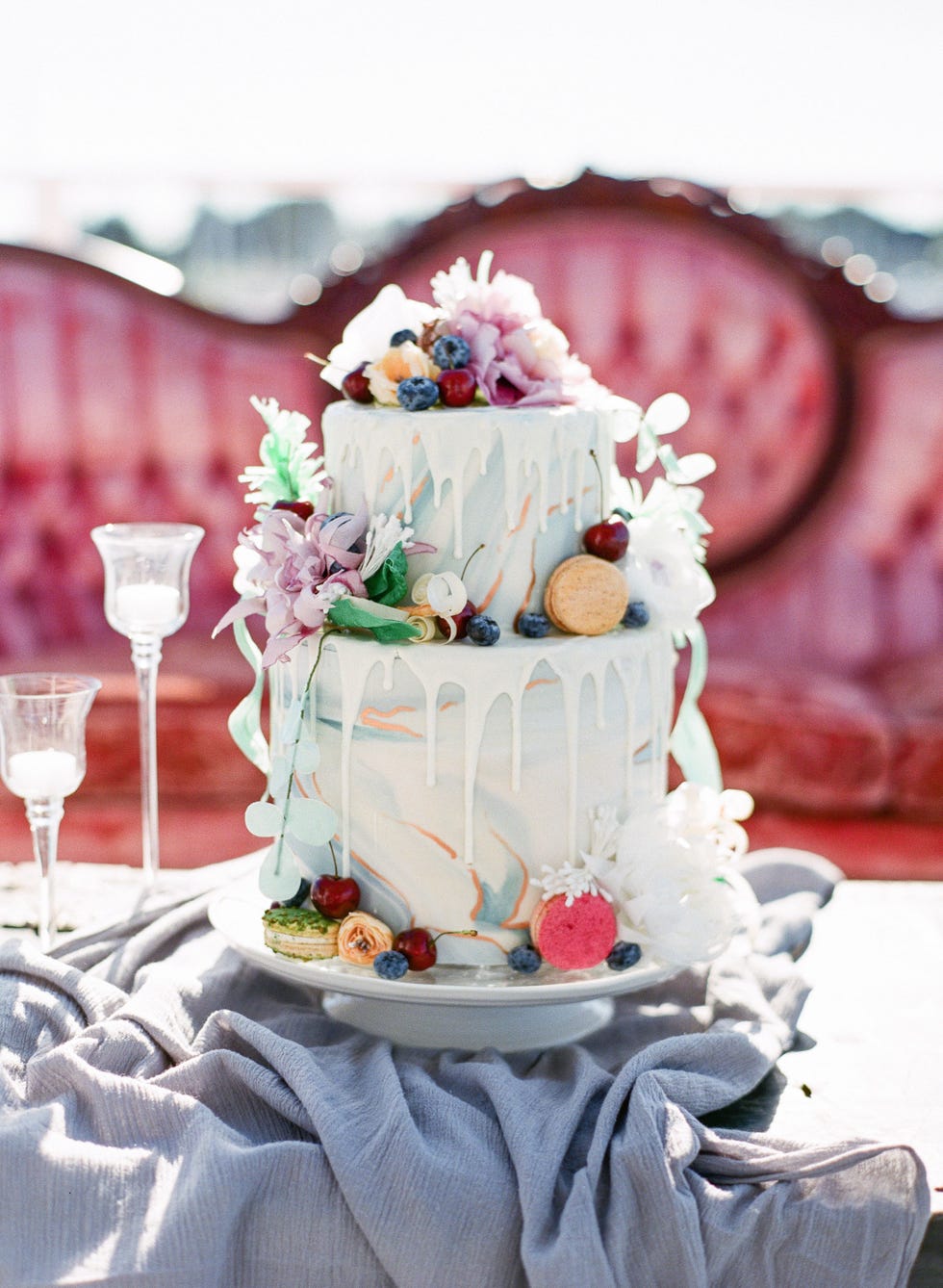 Cuisine, Sweetness, Food, Cake, Dessert, Baked goods, Ingredient, Cake decorating, Stemware, Cake decorating supply, 