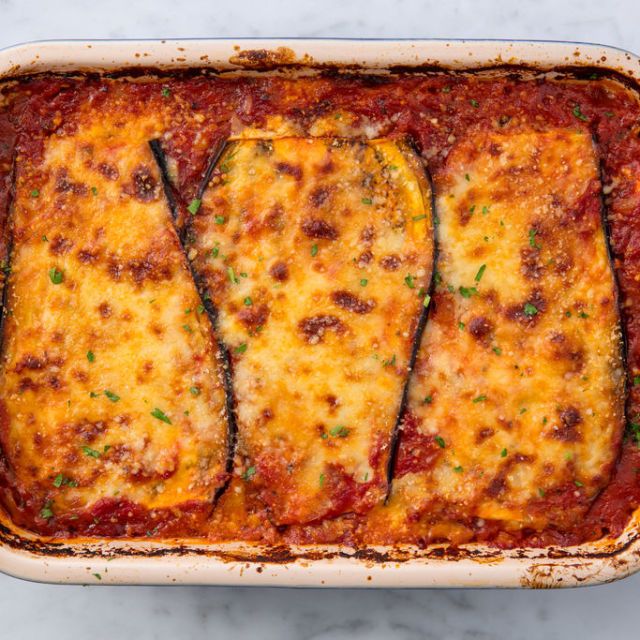 Lasagna Meets Eggplant Parm In This Noodle-Free Spin On The Classics