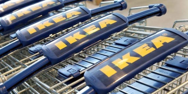ikea shopping cart
