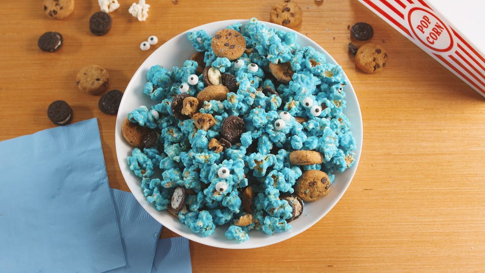 cookie monster popcorn